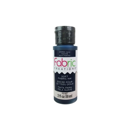 Plaid Fabric Creations Soft Fabric Ink - Navy, 2 oz
