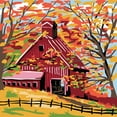 Plaid Fall Barn Modern Paint-by-Number Art Kit, 12 Piece - Walmart.com