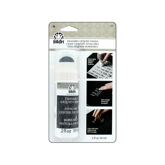 Plaid Folkart Erasable Liquid Chalk 2oz Carded