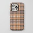 thumbnail image 1 of Plaid For All iPhone Series Protective Phone Case Classic Pattern Brown Tan, 1 of 7