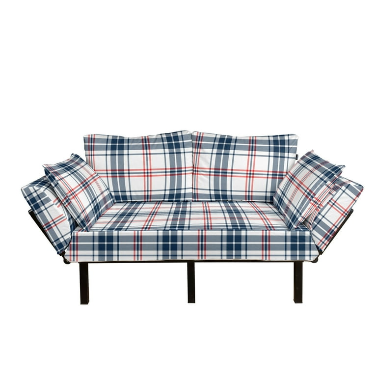 Country Plaid Sleeper Sofa Baci Living Room