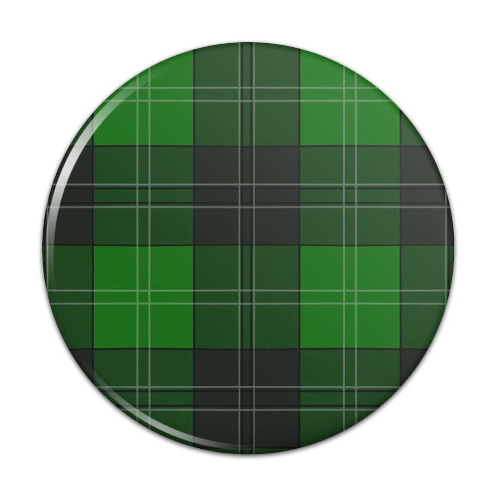 Plaid Green Gray Grey Pattern Pinback Button Pin - Walmart.com