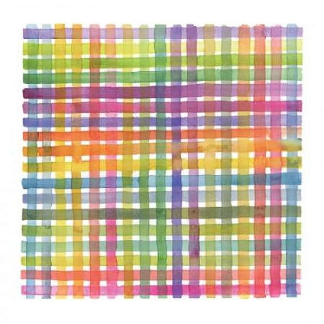 Plaid I Canvas Art - Theresa Troise Heidel (24 x 24)