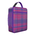 thumbnail image 1 of Plaid Insulated Lunch Bag Box Men Reusable Lunch Bag Lightweight Cooler Tote Bag Picnic Beach, 1 of 6
