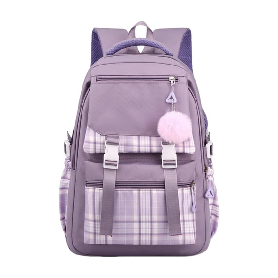 Plaid Laptop Backpack, Waterproof College Bags for Women, Fashion College Backpack, Aesthetic Bookbag with Laptop Compartment, Multi-Pocket Casual Daypack, Cute Laptop Backpack for Daily Use