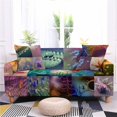 thumbnail image 1 of Plaid Leaf Printing Sofa Cover for Living Room L Shaped Stretch Couch Cover Sofa Slipcovers 1/2/3/4 Seaters Housses De Canapé, 1 of 5
