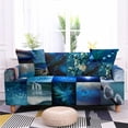 thumbnail image 1 of Plaid Leaf Printing Sofa Cover for Living Room L Shaped Stretch Couch Cover Sofa Slipcovers 1/2/3/4 Seaters Housses De Canapé, 1 of 5