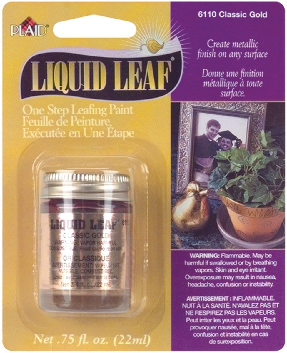 This liquid leaf is one of my favorite art supplies #liquidleaf #goldl