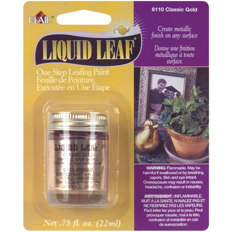 Plaid Liquid Leaf Classic Gold