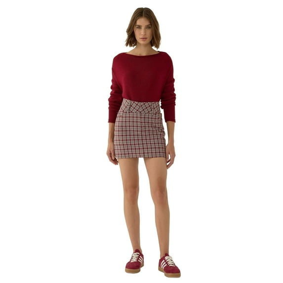Plaid Mini Skirt