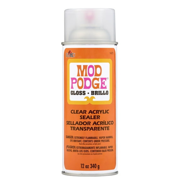 Mod Podge Clear Acrylic Sealer Spray, 12 oz., Gloss