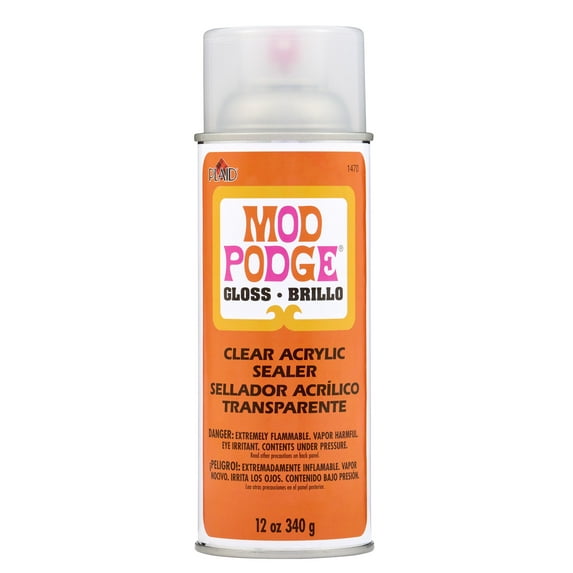 Mod Podge Clear Acrylic Sealer Spray, 12 oz., Gloss