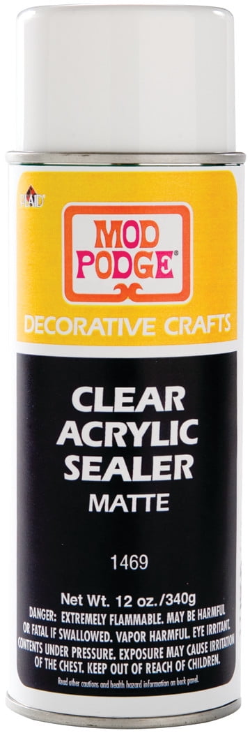 Mod Podge Clear Acrylic Aerosol Sealer-12oz Matte