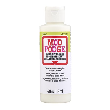 Mod Podge Glow-In-The-Dark Glue, Sealer, and Finish, 4 fl oz
