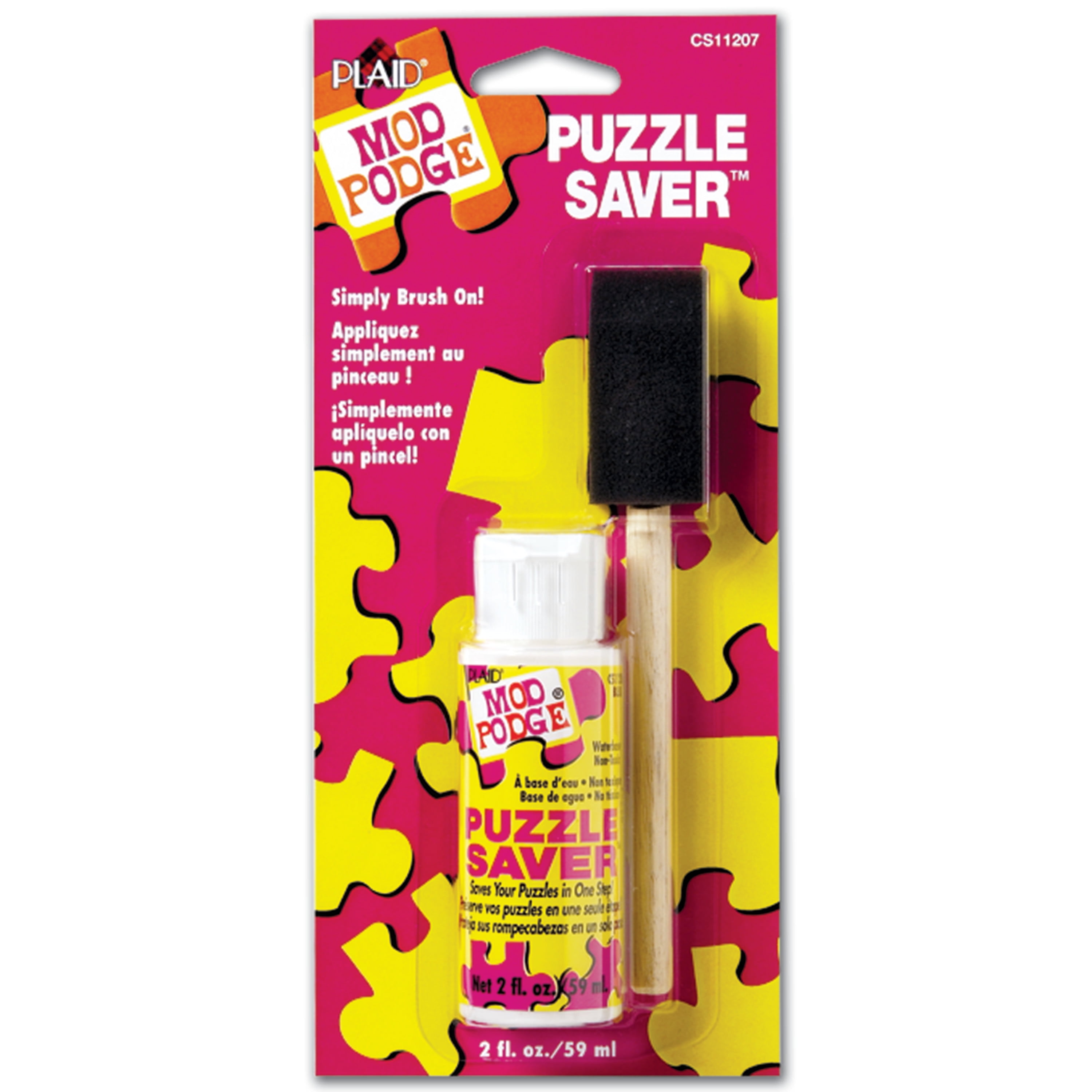 Plaid Mod Podge Puzzle Saver - 8 oz, Super Matte