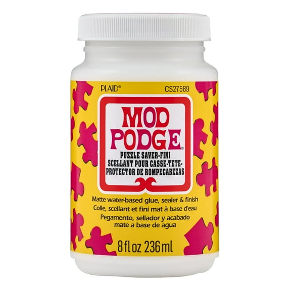 Mod Podge Puzzle Saver Matte Sealer, Glue, and Finish, 8 fl oz, 1 Piece