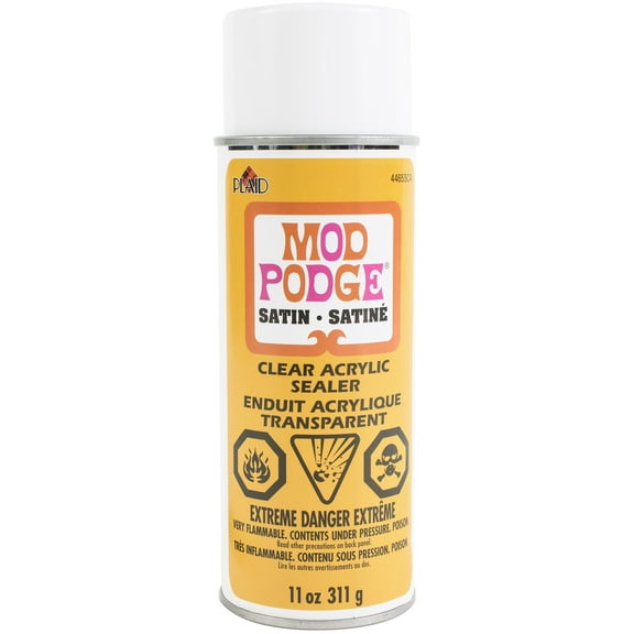 Plaid Mod Podge Satin Acrylic Sealer-11oz