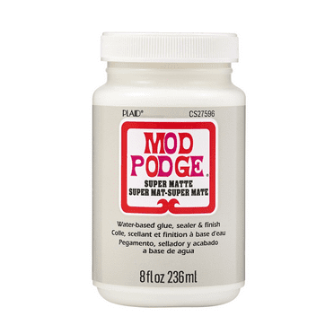 Mod Podge Super Matte Sealer, Glue, and Finish, 8 fl oz