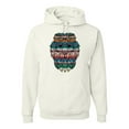 thumbnail image 1 of Plaid Paisley Retro Vintage African Lion Animal Lover Graphic Hoodie Sweatshirt, White, X-Large, 1 of 1