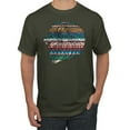thumbnail image 1 of Plaid Paisley Retro Vintage Animal Animal Lover Graphic T-Shirt, Military Green, X-Large, 1 of 1