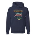 thumbnail image 1 of Plaid Paisley Retro Vintage Elephant Animal Lover Graphic Hoodie Sweatshirt, Navy, 3XL, 1 of 1