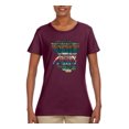 thumbnail image 1 of Plaid Paisley Retro Vintage Elephant Animal Lover Womens Graphic T-Shirt, Maroon, 3XL, 1 of 4