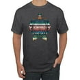 thumbnail image 1 of Plaid Paisley Retro Vintage Turtle Animal Lover Graphic T-Shirt, Heather Black, 5XL, 1 of 1