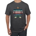 thumbnail image 1 of Plaid Paisley Retro Vintage Turtle Animal Lover Graphic T-Shirt, Heather Black, Medium, 1 of 1