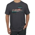thumbnail image 1 of Plaid Paisley Retro Vintage Wild Horse Animal Lover Graphic T-Shirt, Charcoal, Large, 1 of 1