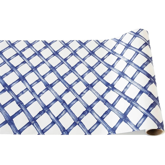 Plaid Paper Table Runner - Christmas Holiday Pattern for Parties or Weddings - Disposable Table Runner