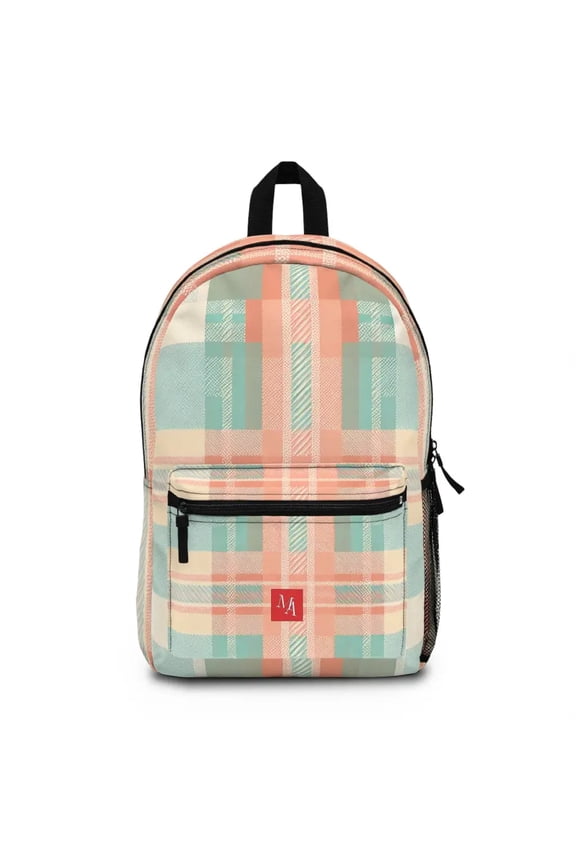 Plaid Pastel Panorama - Backpack