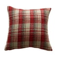 thumbnail image 1 of Plaid Pillow Cover for Home Decor, Soft and Breathable Cushion Cover with Excellent Craftsmanship, Washable and Comfortable for Bedroom or Living Room Use, 1 Pack, 1 of 5