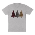 thumbnail image 1 of Plaid Print Christmas Trees Shirt Unisex 3X-Large Grey, 1 of 5