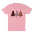 thumbnail image 1 of Plaid Print Christmas Trees Shirt Unisex Large Pink, 1 of 5