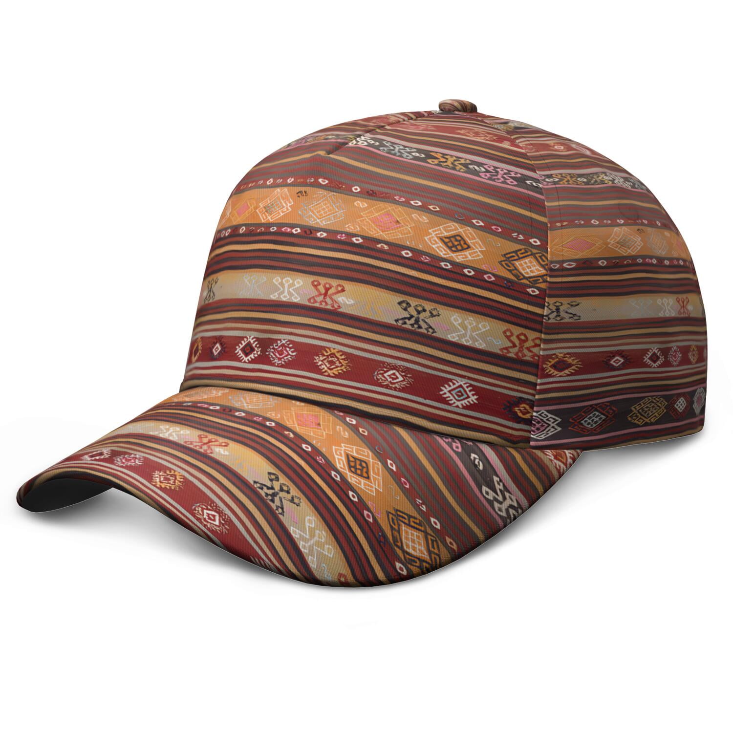Plaid Print Dad Hat - Vintage Style Adjustable Snapback Cap  display picture 2