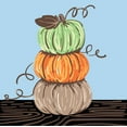 thumbnail image 1 of Plaid Pumpkin Stack Modern Paint-by-Number Art Kit, 12 Piece, 1 of 10