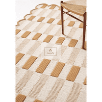 Plaid Rug, Neutral Tufted Wool Area Rug, Entryway Rug, Carpet For Bedroom Aesthetics, Living Room, Hall, Kitchen, For Gift, Custom Rug , Handwoven Indoor 9x12 10x14