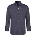 thumbnail image 1 of Plaid Shirts for Men Long Sleeve Shirt Casual Slim Fit Button Turn Down Collar Shirt Spring Fall Dark Purple L, 1 of 2