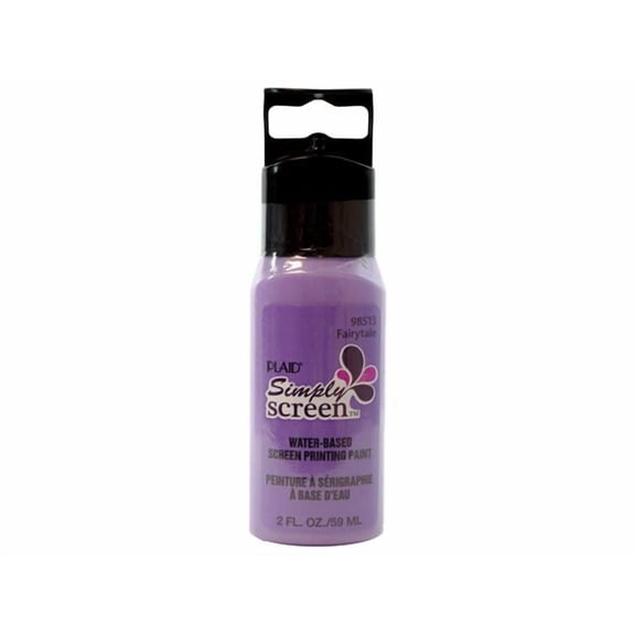 Plaid Simply Screen Paint 2oz Fairytale