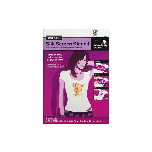 Plaid Simply Screen Stencil Chinese Symbol