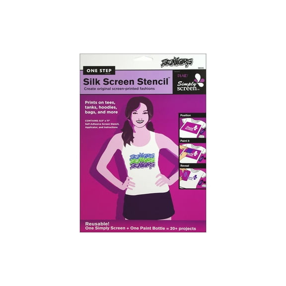 Plaid Simply Screen Stencil Seniors