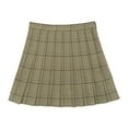 thumbnail image 1 of Plaid Skirts for Women Spring Fall Casual Pleated Skirt A Line Mini Tartan Skirt Party Dance Relaxed Fit Green XXL, 1 of 8