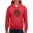thumbnail image 1 of Plaid Smile - Trendy Checkered Emoji Design Youth's Hoodie, 1 of 4