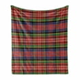 thumbnail image 1 of Plaid Soft Flannel Fleece Throw Blanket, Caledonia Scottish Traditional Pattern Tartan Motif Abstract Squares Ornate Quilt, Cozy Plush for Indoor and Outdoor Use, 50" x 70", Multicolor, by Ambesonne, 1 of 5