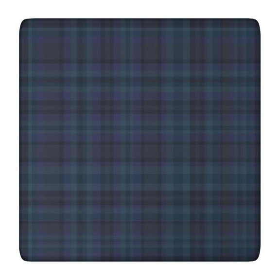 Plaid Tablecloth with Moroccan Inspired Pattern, Vintage Checkered and Striped Fusion Design, Rustic and Classic Table Cover