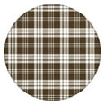 thumbnail image 1 of Plaid Tablecloth with Moroccan and Geometric Inspired Pattern, Retro Checkered and Striped Fusion Design, Rustic Farmhouse Dining Decor, 1 of 7