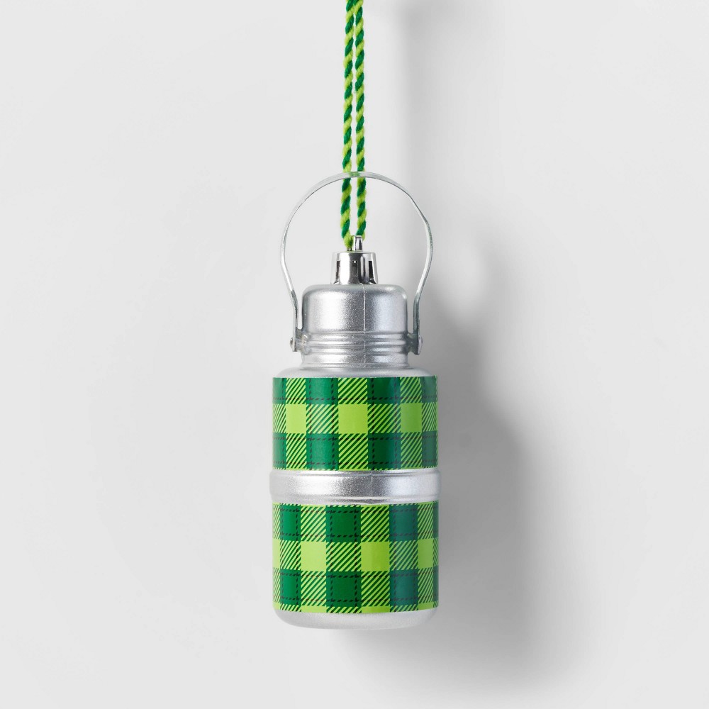 Wondershop Green Plaid Thermos Christmas Ornament – TMIGifts