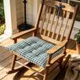 thumbnail image 1 of Plaid Thickened Chair Cushion, Washable Checkered Seat Pad for Dining Chair, Kitchen, Home Office, Bench and Everyday Indoor Seating, 1 of 6