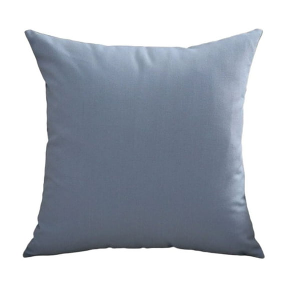 Plaid Throw Pillow Covers, Breathable Decorative Pillow Cases for Sofa Couch and Outdoor Chair, Blue Indoor Outdoor Decorative Pillow Cover with Hidden Zipper, No Insert Included