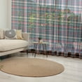 thumbnail image 1 of Plaid Tulle Curtains with Rod Pocket, Classical Pattern Traditional Origins Irish Country Retro Style Simple Checkered, Sheer Drape for Wedding Party 2 Panels, 7 Sizes, Multicolor, by Ambesonne, 1 of 3